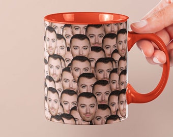 Sam Smith Mug | Celebrity Coffee Mug Gift Idea | Mug for Sam Smith Fans | Tea Mug Funny Gift Idea | Custom Coffee Face Mug