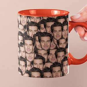 Andrew Garfield Mug | Celebrity Coffee Mug Gift Idea | Mug for 99 Homes Movie Fans | Tea Mug Funny Gift Idea | Custom Coffee Face