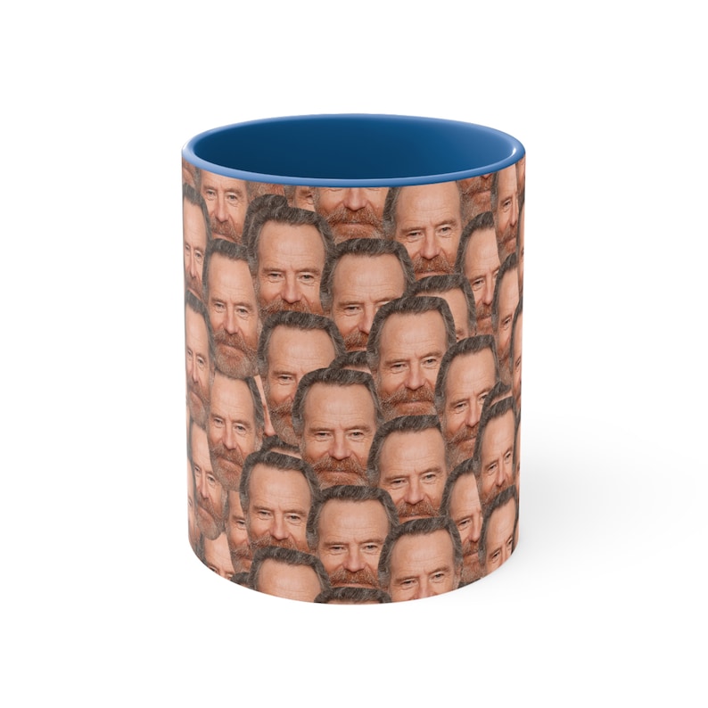 Bryan Cranston Mug | Celebrity Coffee Mug Gift Idea | Mug for Drive Movie Fans | Tea Mug Funny Gift Idea | Custom Coffee Face Mug image 10