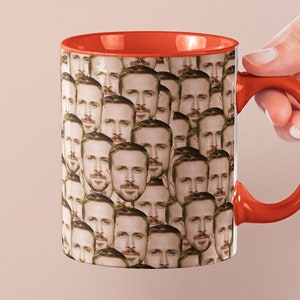 Ryan Gosling Mug | Celebrity Coffee Mug Gift Idea | Mug for Half Nelson Movie Fans | Tea Mug Funny Gift Idea | Custom Coffee Face Mug