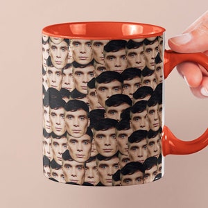 Taza de Cillian Murphy / Idea de regalo de la taza de café de la celebridad / Taza para los fanáticos de la película The Dark Knight / Taza de té Idea de regalo divertida / Café personalizado con cara