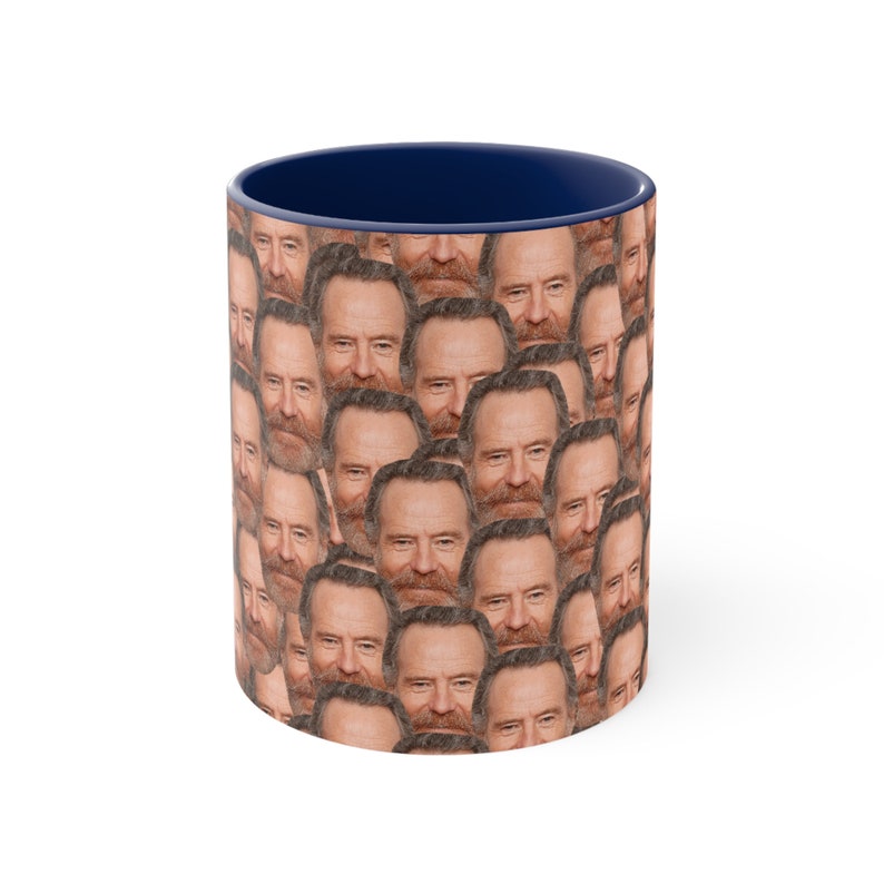 Bryan Cranston Mug | Celebrity Coffee Mug Gift Idea | Mug for Drive Movie Fans | Tea Mug Funny Gift Idea | Custom Coffee Face Mug image 9