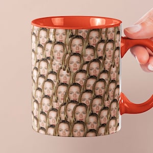 Gillian Anderson Mug | Celebrity Coffee Mug Gift Idea | Mug for Sister Movie Fans | Tea Mug Funny Gift Idea | Custom Coffee Face Mug