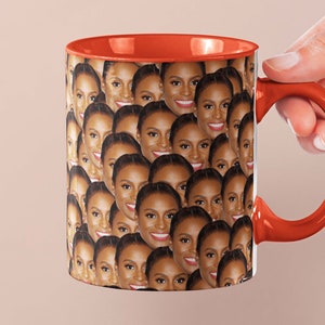 Issa Rae Mug | Celebrity Coffee Mug Gift Idea | Mug for The Hate U Give Movie Fans | Tea Mug Funny Gift Idea | Custom Coffee Face Mug