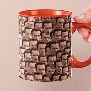 Arnold Schwarzenegger Mug | Celebrity Coffee Mug Gift Idea | Mug for Terminator Movie Fans | Tea Mug Funny Gift Idea | Custom Coffee Mug