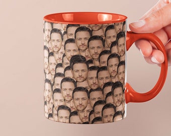 James McAvoy Mug | Celebrity Coffee Mug Gift Idea | Mug for Atonement Movie Fans | Tea Mug Funny Gift Idea | Custom Coffee with Face