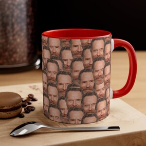 Bryan Cranston Mug | Celebrity Coffee Mug Gift Idea | Mug for Drive Movie Fans | Tea Mug Funny Gift Idea | Custom Coffee Face Mug image 5