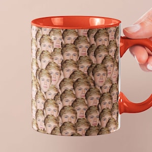 Niall Horan Mug | Celebrity Coffee Mug Gift Idea | Mug for One Direction Fans | Tea Mug Funny Gift Idea | Custom Coffee Face Mug
