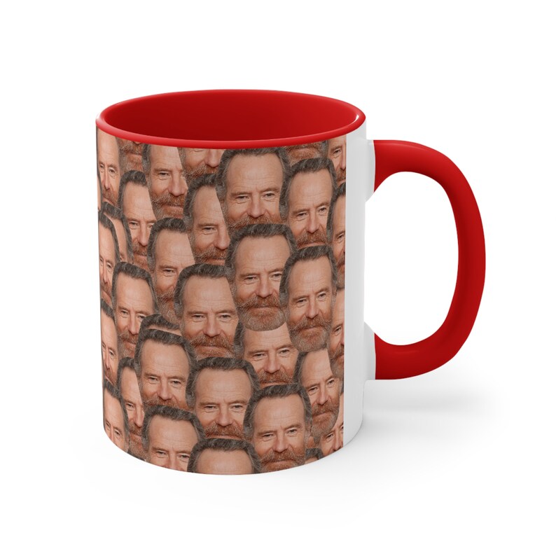 Bryan Cranston Mug | Celebrity Coffee Mug Gift Idea | Mug for Drive Movie Fans | Tea Mug Funny Gift Idea | Custom Coffee Face Mug image 4