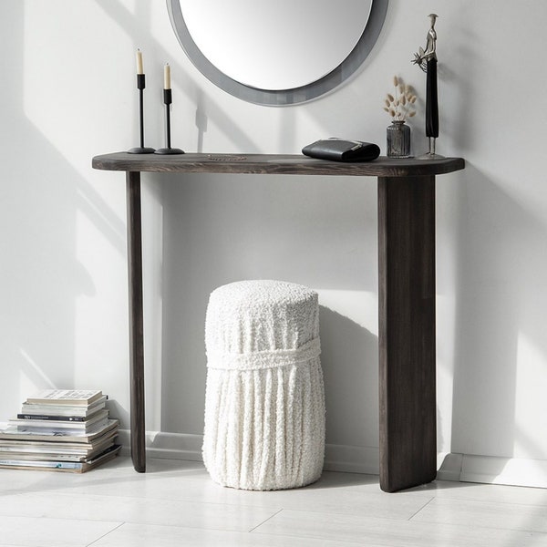 Narrow Bedside Table Etsy