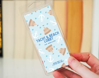 Yacht & Beach Lobby Soy Wax Melt | Magic Mouse Resort Inspired | WDW Resort Lobby Smells | Yacht Club Resort | Beach Club Resort