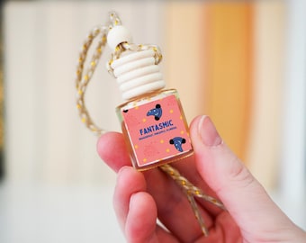 Difusor para coche Fantasmic / Ratón mágico / Inspirado en WDW / Fantasmic Show / Pitahaya, piña, plumeria