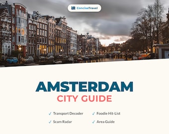 Amsterdam City Break Guide PDF - Canals, Museums & Local Tips