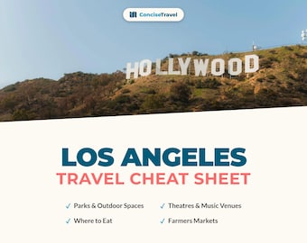 Los Angeles City Break Guide PDF - Hollywood, Venice & Food