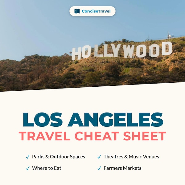 Los Angeles City Break Guide PDF - Hollywood, Venice & Food
