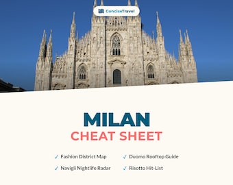 Milan City Break Guide PDF - Duomo, Fashion District & Food