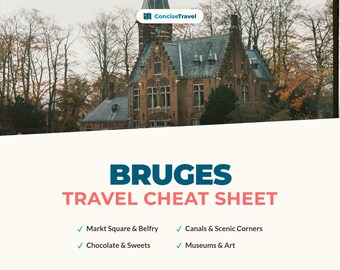 Bruges City Break Guide PDF - Medieval Canals, Beer & Chocolate
