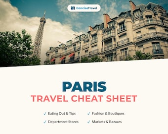 Paris City Break Guide PDF - Eiffel Tower, Louvre & Local Tips