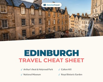 Edinburgh City Break Guide PDF - Castle, Whisky & Royal Mile