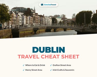 Dublin City Break Guide PDF - Guinness, Temple Bar & Castles