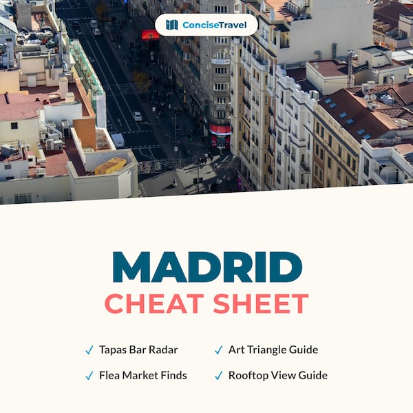 Madrid City Break Guide PDF - Prado, Tapas & Rooftop Bars