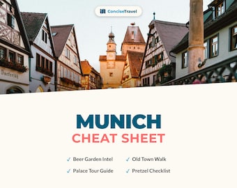 Munich City Break Guide PDF - Beer Gardens, Marienplatz & Tips