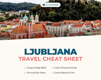 Ljubljana City Break Guide PDF - Lake Bled, Castle & Local Tips