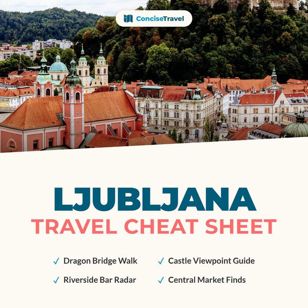 Ljubljana City Break Guide PDF - Lake Bled, Castle & Local Tips