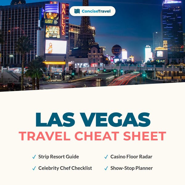 Las Vegas City Break Guide PDF - Strip, Shows & Grand Canyon