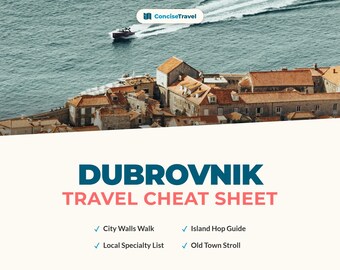 Dubrovnik City Break Guide PDF - Old Town, Game of Thrones & Sea