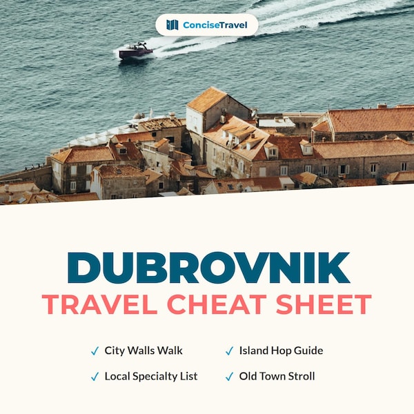 Dubrovnik City Break Guide PDF - Old Town, Game of Thrones & Sea