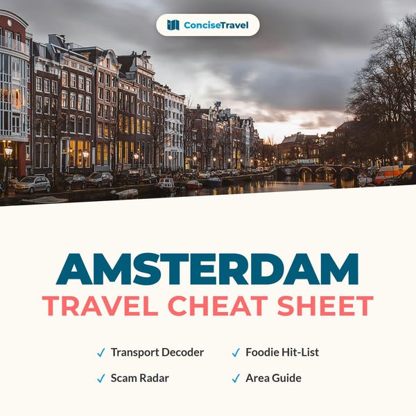 Amsterdam Travel Guide PDF - Canals, Coffeeshops & Hidden Gems