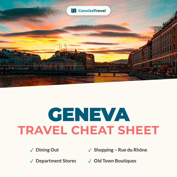 Geneva City Break Guide PDF - Lake Geneva, Alps & Swiss Tips