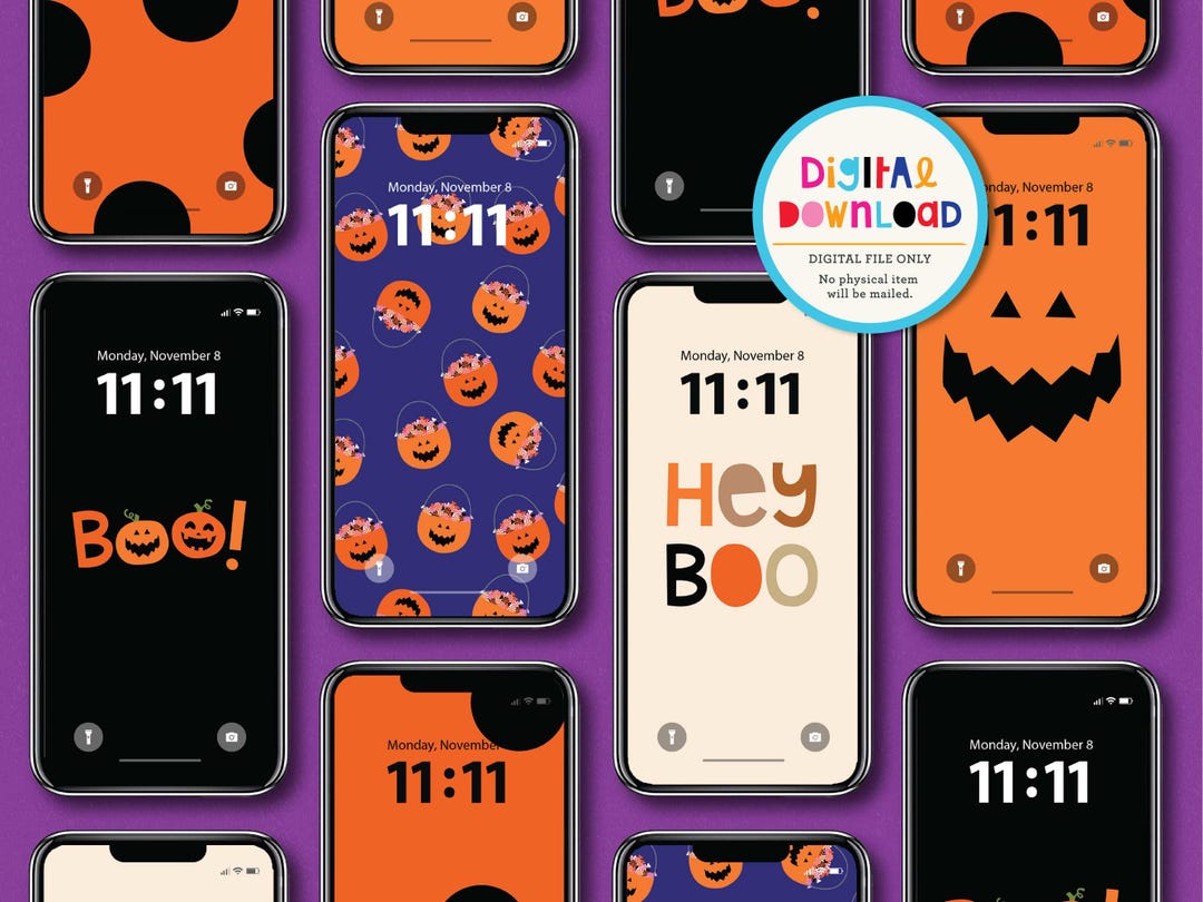 Halloween Phone Wallpapers Volume 1 – Ghostly Cute Designs for iPhone