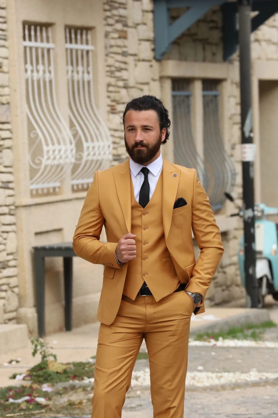 Men's Suit - Candy Color Three Piece Suit For Men - LeStyleParfait | Suit  fashion, Designer suits for men, Mens outfits