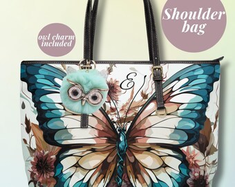 Initial Monogram Designer Shoulder Bag Beautiful Handbag Thank You Gift Personalized Monogrammed Bag For Women Handbag Gift For Best Friend