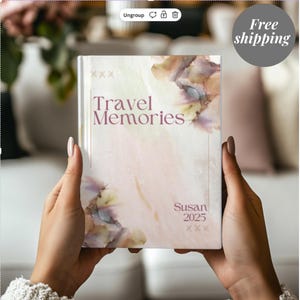 Beautiful Memory Journal Trip Journal Gifts Personalized Travel Journal Holiday Memory Book Keepsake Travel Memories Culture Experiences