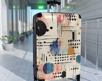 Urban Boho Hard-Shell Luggage Set, Matching Luggage 3 Sizes, CarryOn/Checked Bags, 360º Spinner Wheels, Adjustable Handle, Travel Glam
