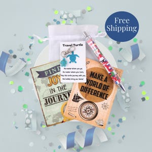 Reise-Party Favor Goody Bags Für Geschenke Party Favors Notizblöcke Stift Schildkröte Schlüsselanhänger Charm Party Bag Gefüllt Reise Geschenk Ideen Favor Bag Geschenke