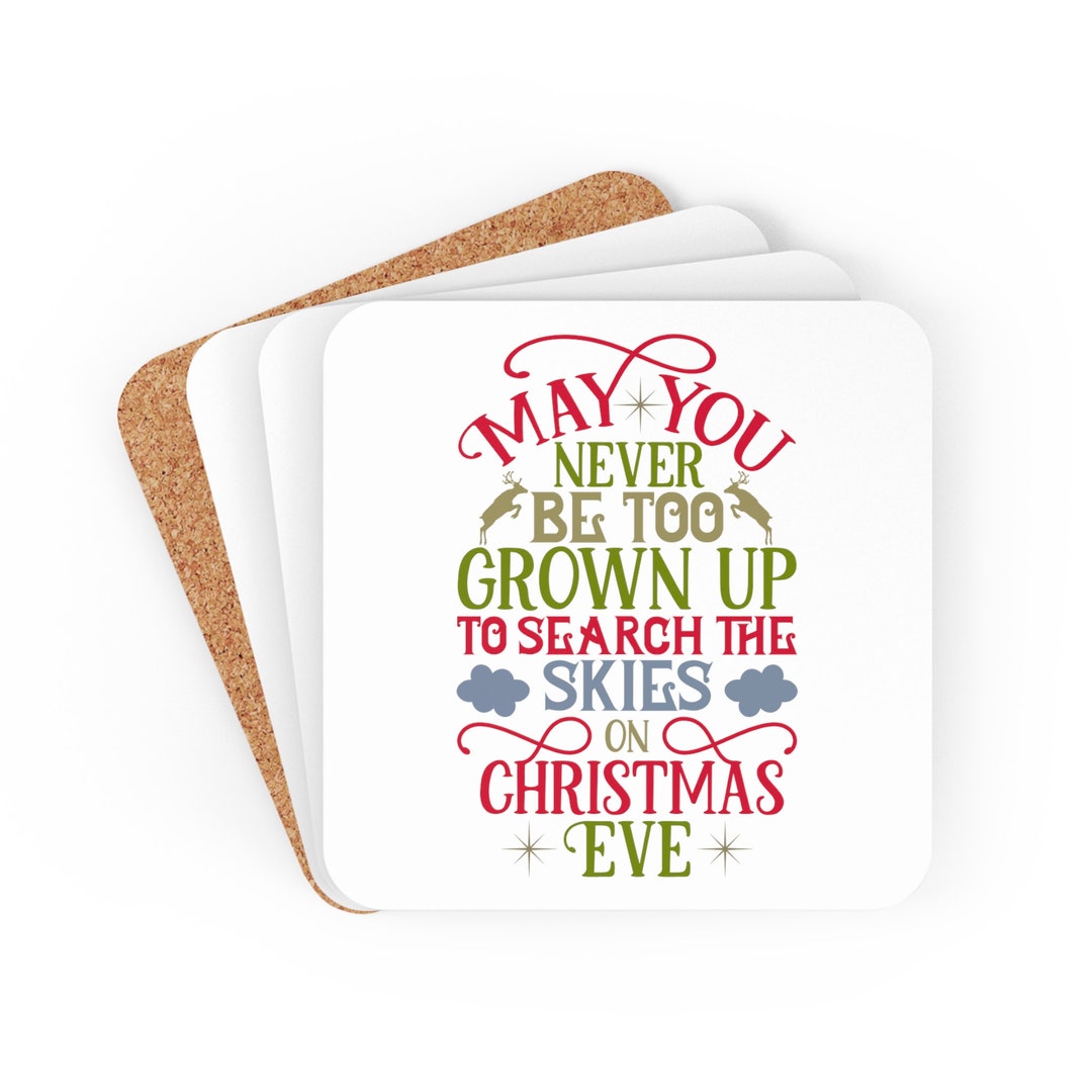 May You Never Be Too Grown up Coaster Set of 4 High Gloss MDF Etsy