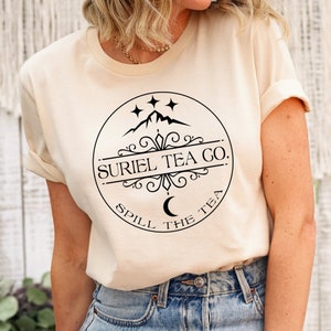 Suriel Tea Co Shirt, Suriel Tea T-shirt, Acotar Tea Sweater, Bookish Sweat, Sarah J Maas Shirt, A Court Of Thorns And Roses Sweater, Acotar