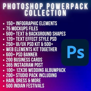 Plantillas PSD editables de Adobe Photoshop para diseñadores gráficos: descarga digital instantánea