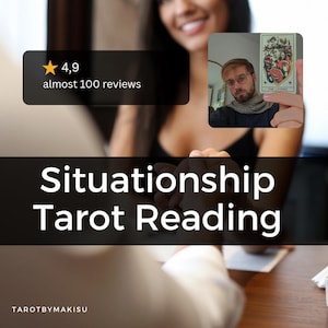 Situationship Reading, Love Tarot, Tarot Reading, Same Day Reading, Personalized Reading