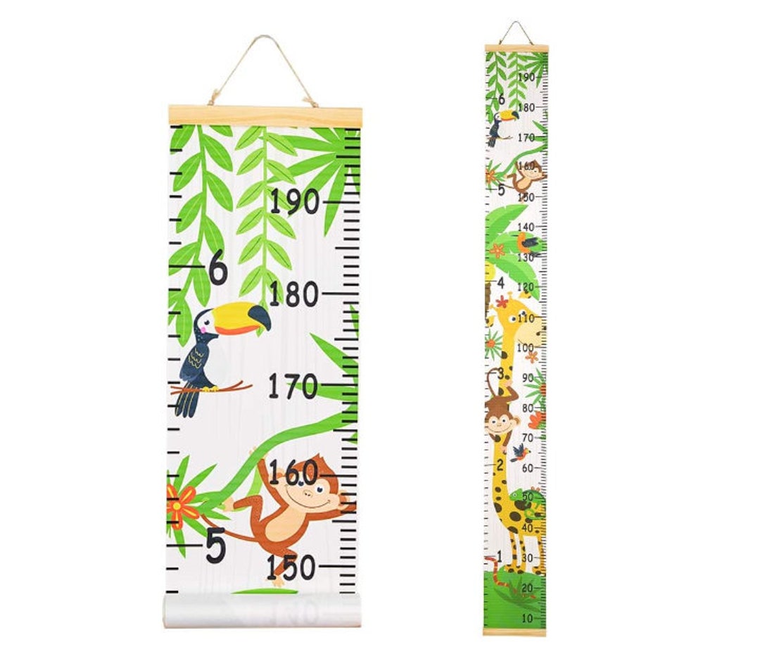 Wall Height Chart Growth Chart for Kids Wooden Wall Ruler Etsy UK