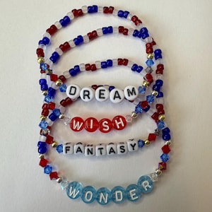 Disney Cruise Line Ship Bracelets – Cruise Vacation Bracelets – Personalized Jewelry Gift for Friends and Family