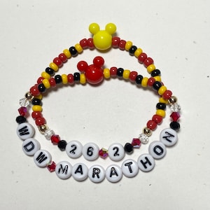 Disney World Marathon 26.2 Race motivation bracelets *Run Disney*Disney Marathon