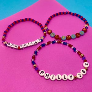 Philly Marathon, Half Marathon, Philadelphia  race motivation bracelet