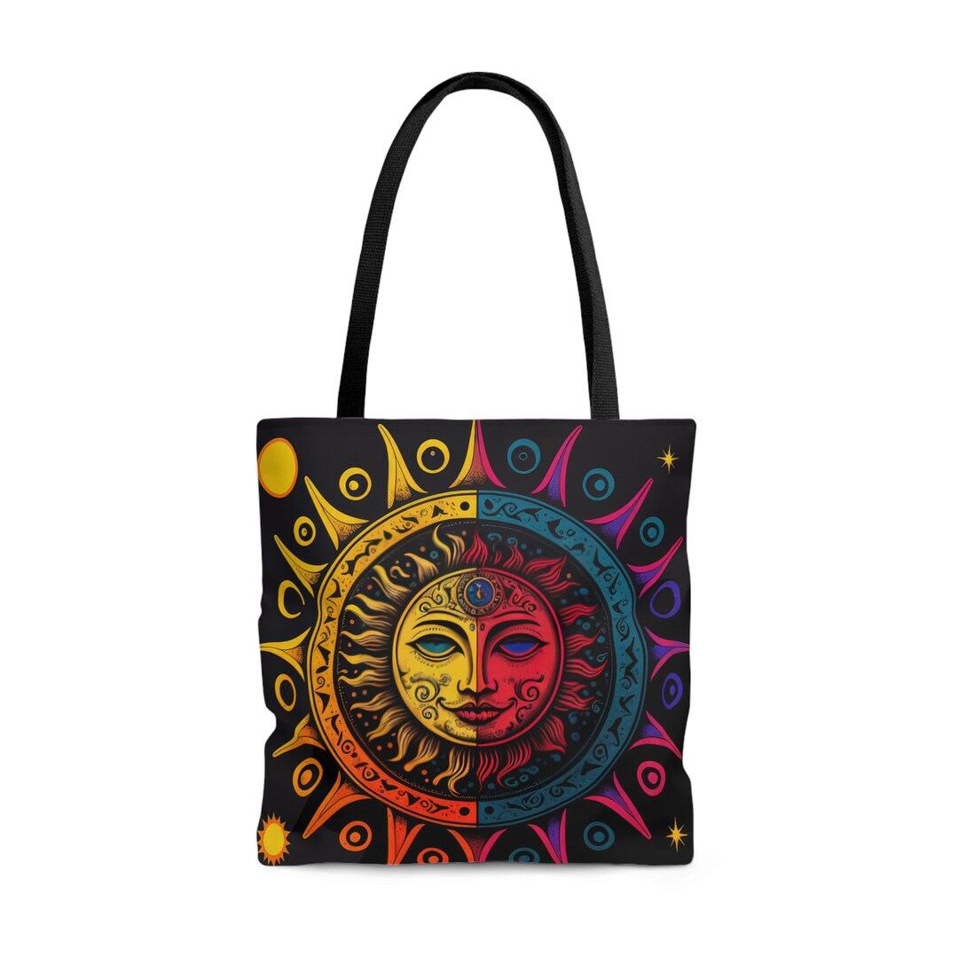 Colorful Vacation Tote Bag Large Shopping Tote Bag Etsy
