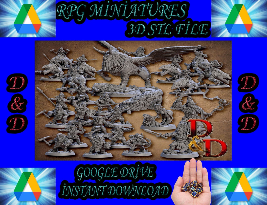 PREMİUM MİNİATURES, Tabletop Miniatures, RPG Miniatures, Dnd Miniatures Pack, Miniatures Stl