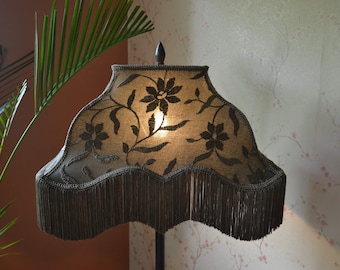 Lampshade/soil lampshade/table lampshade/fabric lampshade/floor lampshade/embroidered shade/vintage lampshade/ceiling shade/retro lampshade